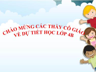 Bài giảng Tiếng việt 4 - Luyện từ và câu: Cấu tạo của tiếng