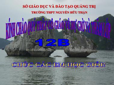 Bài giảng Toán hình Lớp 12 - Ôn tập chương I - Nguyễn Quang Tánh