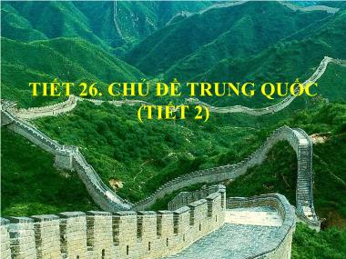 Bài giảng môn Địa lí Lớp 11 - Bài 10: Cộng hòa Nhân dân Trung Hoa (Trung Quốc) - Tiết 2: Kinh tế