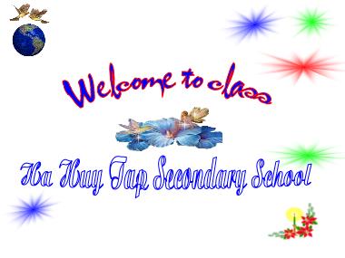 Bài giảng Tiếng anh Lớp 6 - Unit 13, Lesson 3: Activities and the seasons - Ha Huy Tap Secondary School