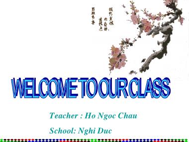 Bài giảng Tiếng anh Lớp 9 - Unit 2, Lesson 1: Clothing - Ho Ngoc Chau