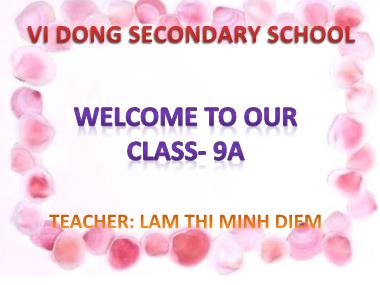 Bài giảng Tiếng anh Lớp 9 - Unit 5, Lesson 3: The media - Lam Thi Minh Diem