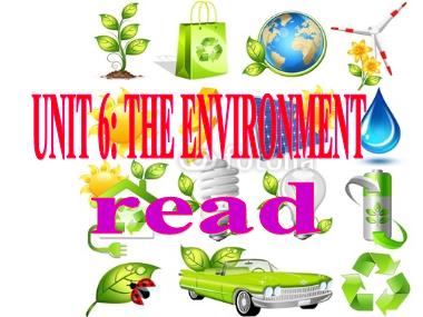 Bài giảng Tiếng anh Lớp 9 - Unit 6, Read: The environment
