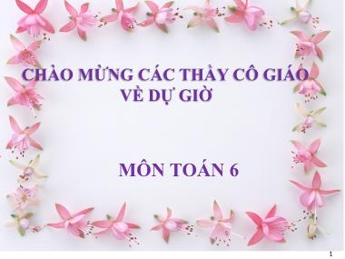 Bài giảng Toán số Lớp 6 - Tiết 34: Bội chung nhỏ nhất - Nguyễn Thị Hậu