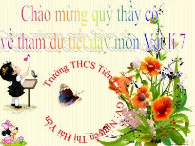 Bài giảng Vật lí Lớp 7 - Bài 8: Gương cầu lõm - Nguyễn Thị Hải Yến