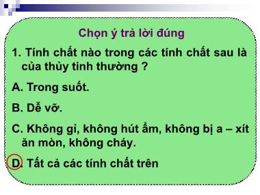 Bài giảng Khoa học Lớp 5 - Bài 30: Cao su