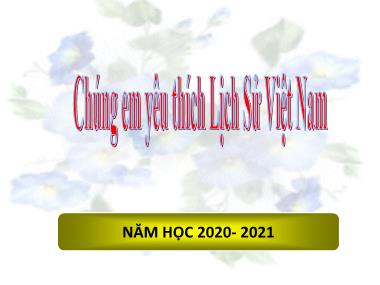 Bài giảng Lịch sử Lớp 5 - Bài 15: Chiến thắng Biên giới thu - đông 1950