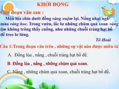 Bài giảng môn Tiếng việt 5 - Luyện từ và câu: Từ đồng nghĩa