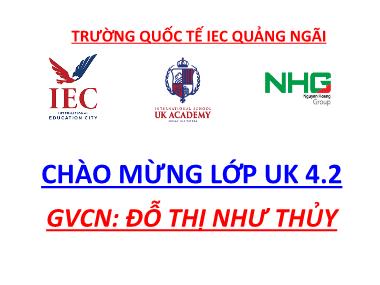 Bài giảng môn Toán Lớp 4 - Biểu thức có chứa một chữ - Đỗ Thị Như Thủy