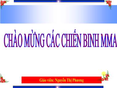 Bài giảng Hình học Lớp 7 - Chương 1, Bài 5: Tiên đề Ơ-Clit về đường thẳng song song - Nguyễn Thị Phương