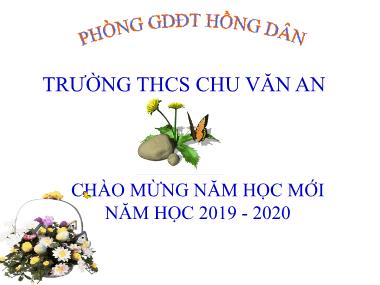 Bài giảng Số học Lớp 6 - Tiết 16: Thứ tự thực hiện các phép tính - Năm học 2019-2020 - Trường THCS Chu Văn An