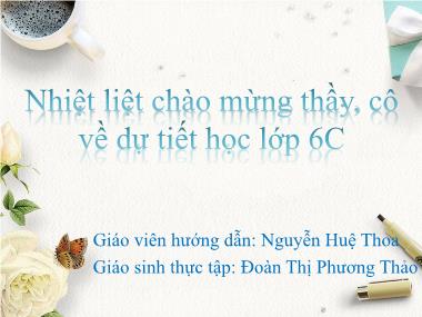 Bài giảng Số học Lớp 6 - Tiết 82: Phép trừ phân số - Đoàn Thị Phương Thảo