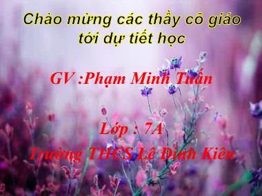 Bài giảng Vật lí Lớp 7 - Bài 16: Tổng kết chương 2 Âm học - Phạm Minh Tuấn
