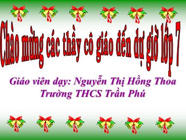 Bài giảng Vật lí Lớp 7 - Bài 7: Gương cầu lồi - Nguyễn Thị Hồng Thoa