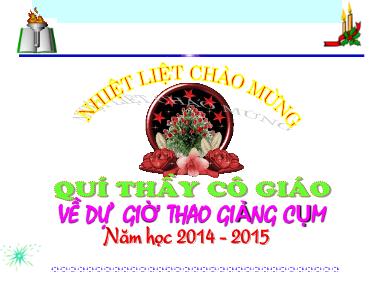 Bài giảng Đại số Lớp 9 - Tiết 57: Công thức nghiệm thu gọn - Năm học 2014-2015