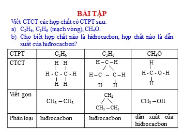 Bài giảng Hóa học Lớp 9 - Tiết 44, Bài 36: Metan