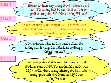 Bài giảng môn Giáo dục công dân Lớp 6 - Bài 13: Công dân nước Cộng hòa xã hội chủ nghĩa Việt Nam (Tiết 2)