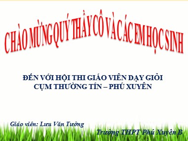 Bài giảng Giáo dục quốc phòng Lớp 12 - Tiết 15, Bài 5: Luật sĩ quan quân đội nhân dân Việt Nam và luật công an nhân dân - Lưu Văn Tưởng