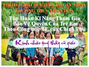 Bài giảng Hoạt động ngoài giờ lên lớp Lớp 8 - Chủ đề tháng 6, 7, 8: Hè vui khỏe và bổ ích