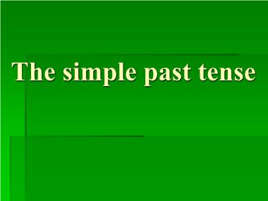 Bài giảng ôn tập Tiếng Anh Lớp 9 - Unit 10, 11, 12 - Lesson 1: Language