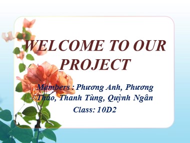 Bài giảng Tiếng Anh 10 - Unit 01: Family Life - Lesson 8: Looking back project
