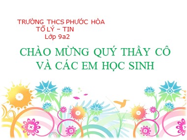 Bài giảng Tin học Lớp 9 - Tiết 17, Bài 5: Tạo trang web bằng phần mềm Kompozer