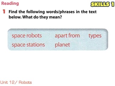 Bài giảng môn Tiếng Anh Lớp 6 - Unit 12: Robots - Lesson 5: Skills 1