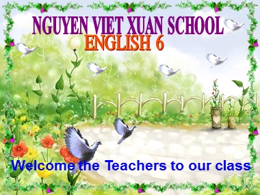 Bài giảng Tiếng Anh Lớp 6 - Unit 2: My home - Period 17, Lesson 7: Looking back project