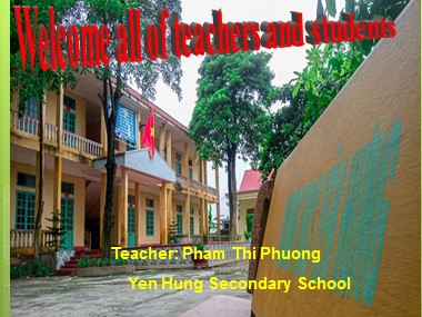 Bài giảng Tiếng Anh Lớp 6 - Unit 4: My neighbourhood - Period  32: Looking back project