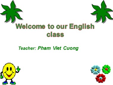 Bài giảng Tiếng Anh Lớp 6 - Unit 8: Sports and games - Lesson 7: Looking back project - Pham Viet Cuong