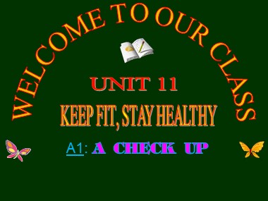 Bài giảng Tiếng Anh Lớp 7 - Unit 11: Keep fit, stay healthy - A1: A check up