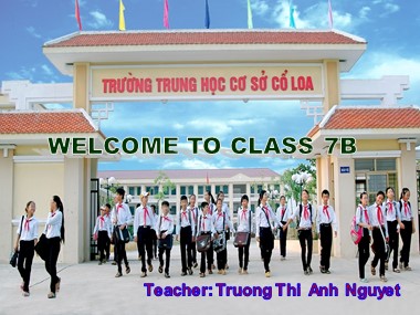Bài giảng Tiếng Anh Lớp 7 - Unit 11: Travelling in the future - Period 90: Getting started