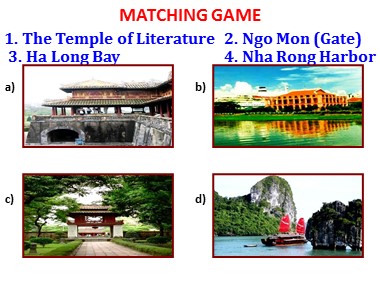 Bài giảng Tiếng Anh Lớp 8 - Unit 11: Traveling around Viet Nam - Lesson 1: Getting started + listen& read