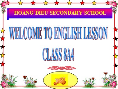 Bài giảng Tiếng Anh Lớp 8 - Unit 12: A vacation abroad - Lesson 3: Read