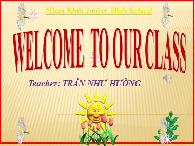 Bài giảng Tiếng Anh Lớp 8 - Unit 12: A vacation abroad - Period 77, Leson 5: Language Focus - Trần Như Hường