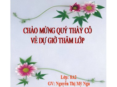 Bài giảng Địa lí Lớp 8 - Tiết 29: Thực hành Đọc bản đồ địa hình Việt Nam - Nguyễn Thị Mỹ Nga