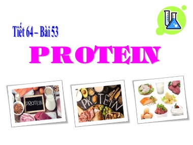 Bài giảng Hóa học Khối 9 - Bài 53: Protein