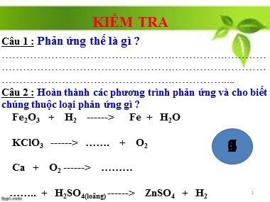 Bài giảng Hóa học Lớp 8 - Tiết 53: Nước - Nguyễn Thị Hiền