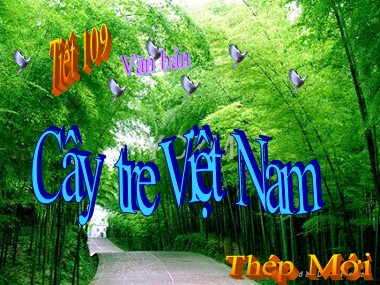 Bài giảng Ngữ văn 6 - Tiết 109: Cây tre Việt Nam