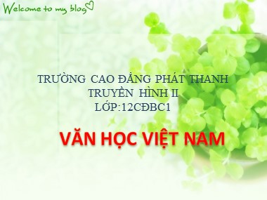 Bài thuyết trình môn Văn học Việt Nam - Chủ đề: Nguyễn Khải