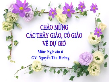 Bài giảng Ngữ văn Lớp 6 - Bài 25: Cô Tô - Nguyễn Thu Hường