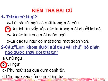 Bài giảng Ngữ văn Lớp 8 - Tiết 127: Tiếng Việt chữa lỗi diễn đạt (Lỗi lô-gic)