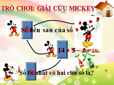 Bài giảng Toán Lớp 1 - Phép trừ dạng 17-7 - Năm học 2019-2020