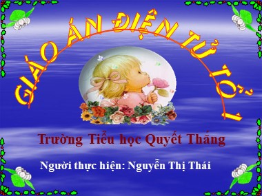 Bài giảng Toán Lớp 1 - Phép trừ trong phạm vi 3 - Nguyễn Thị Thái