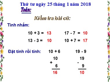 Bài giảng Toán Khối 1 - Luyện tập chung (Trang 114) (Bản đẹp)