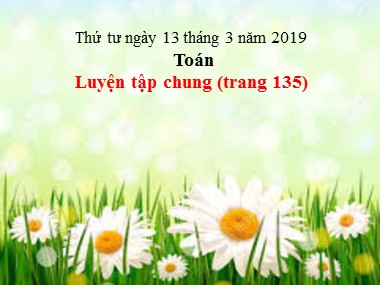 Bài giảng Toán Khối 1 - Luyện tập chung (Trang 135)