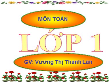 Bài giảng Toán Lớp 1 - Hai mươi. Hai chục - Vương Thị Thanh Lan