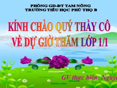 Bài giảng Toán Lớp 1 - Luyện tập chung (Trang 114) - Nguyễn Thị Thúy Phượng