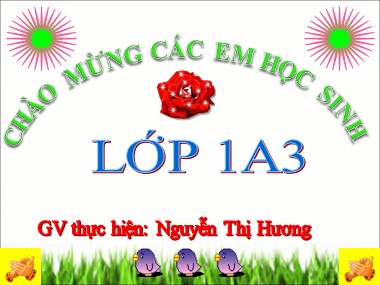 Bài giảng Toán Lớp 1 - Luyện tập chung (Trang 135) - Nguyễn Thị Hương