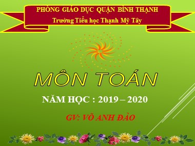 Bài giảng Toán Lớp 1 - Luyện tập chung (Trang 53) - Võ Anh Đào